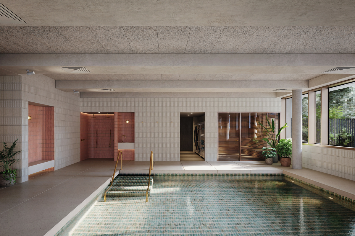 Magnesium pool and sauna