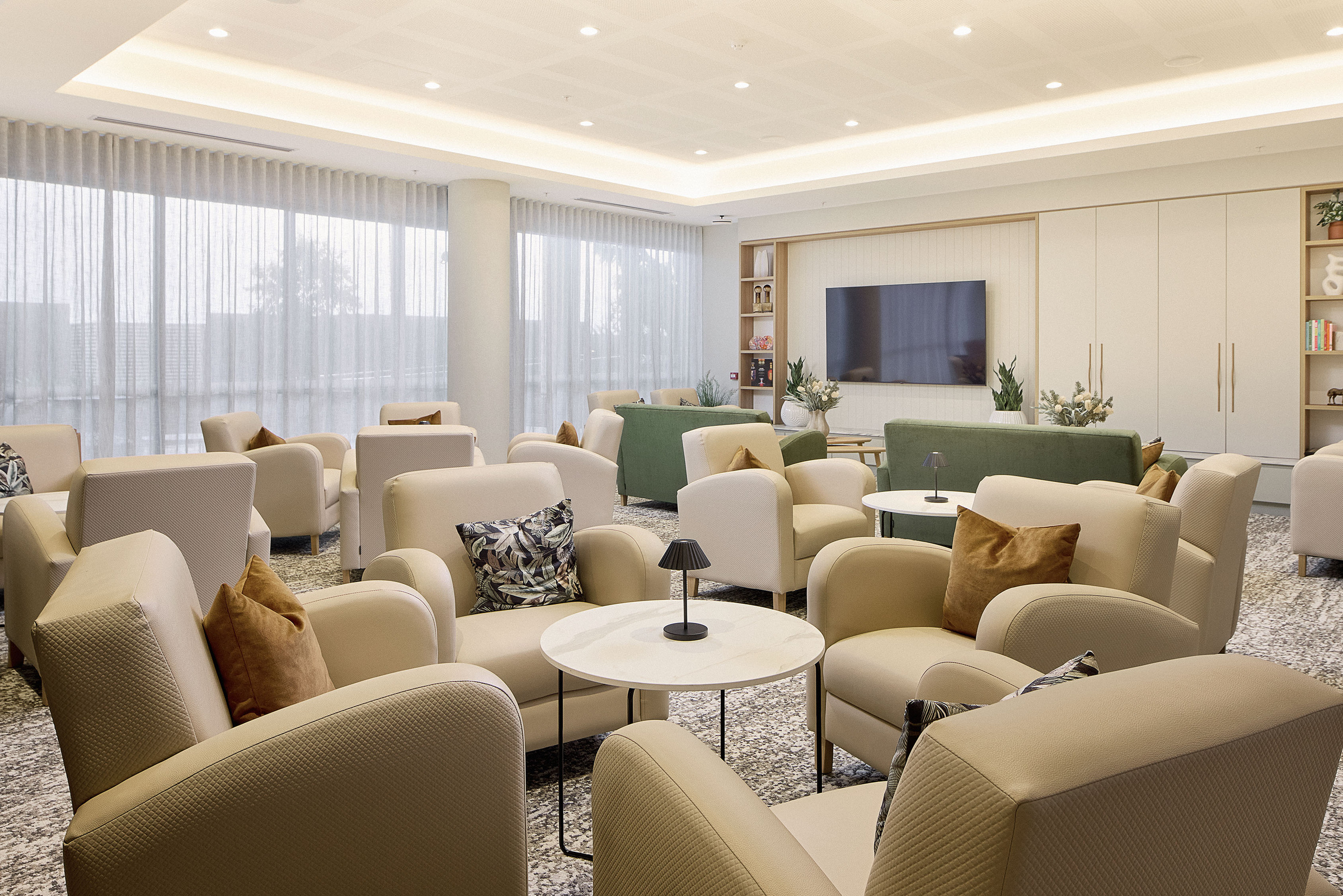 Resident's lounge at Poinciana House