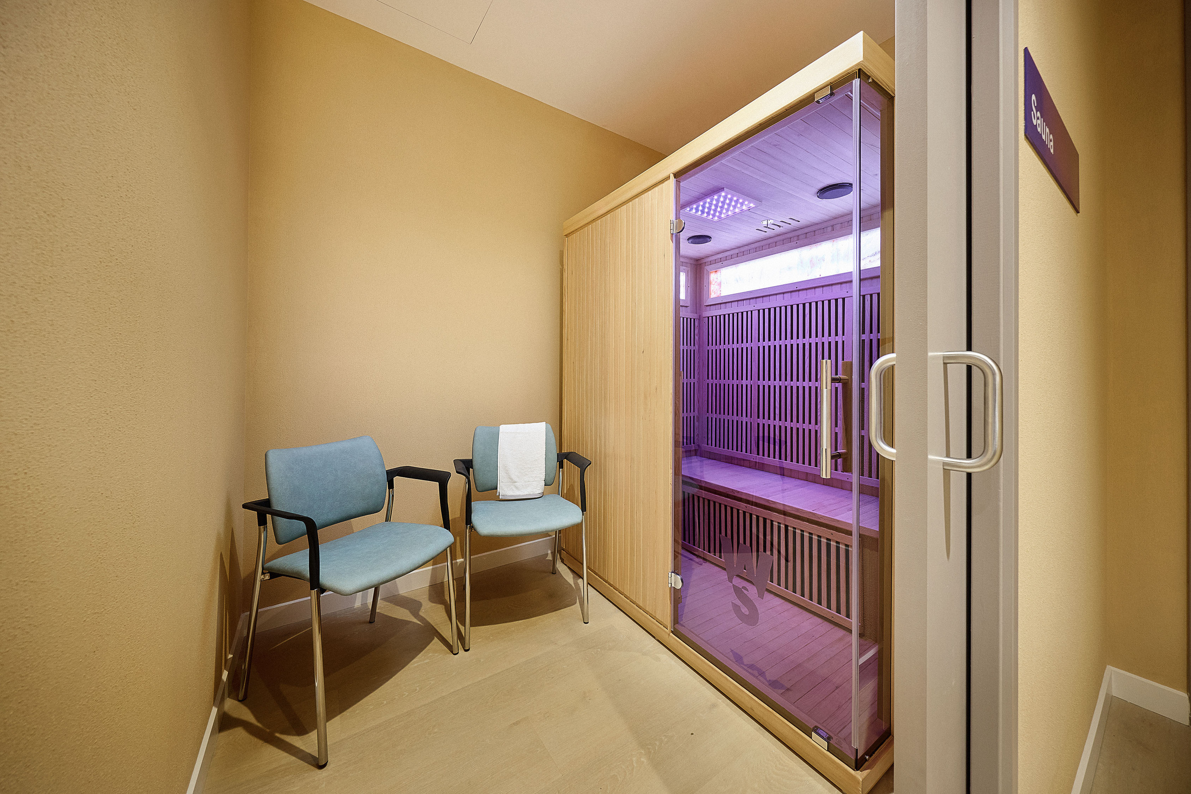 Infrared sauna at Poinciana House