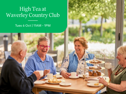 High tea at Waverley Country Club 