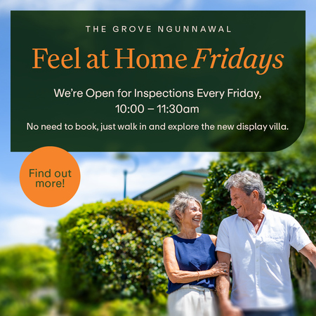 Feel at Home Fridays - Visit The Grove Ngunnawal.