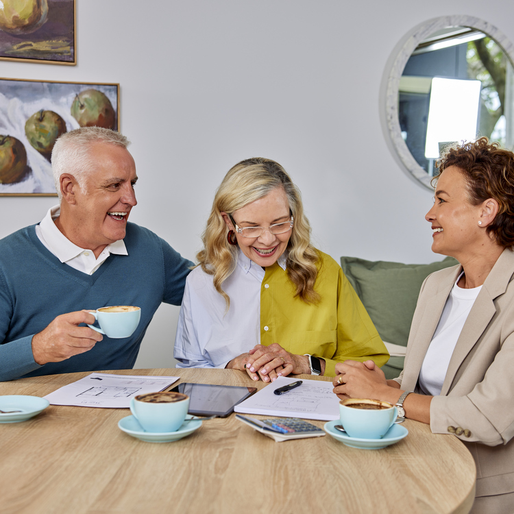 Residences discussing downsizing