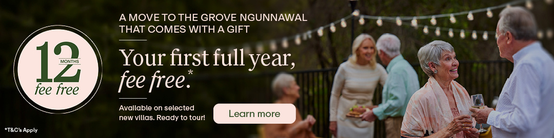 Live Fee Free Incentive - The Grove Ngunnawal