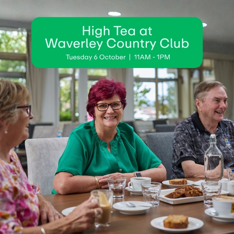 Residents Enjoying Coffee At Waverley Country Club Cafe