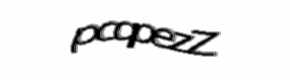 Security check image, please type the characters shown