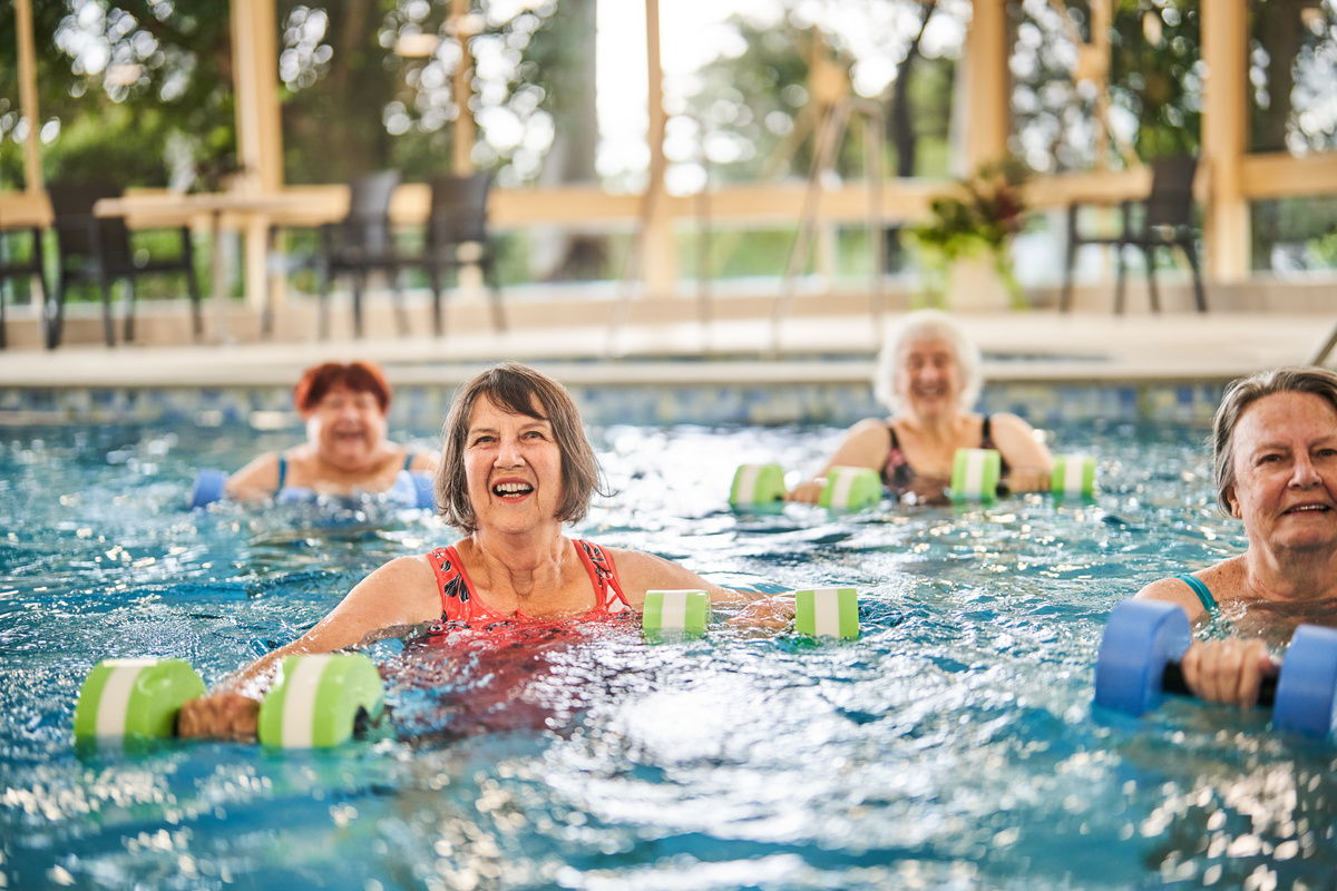 In our villages, there’s always something to bring people together - from water aerobics to craft circles and everything in between