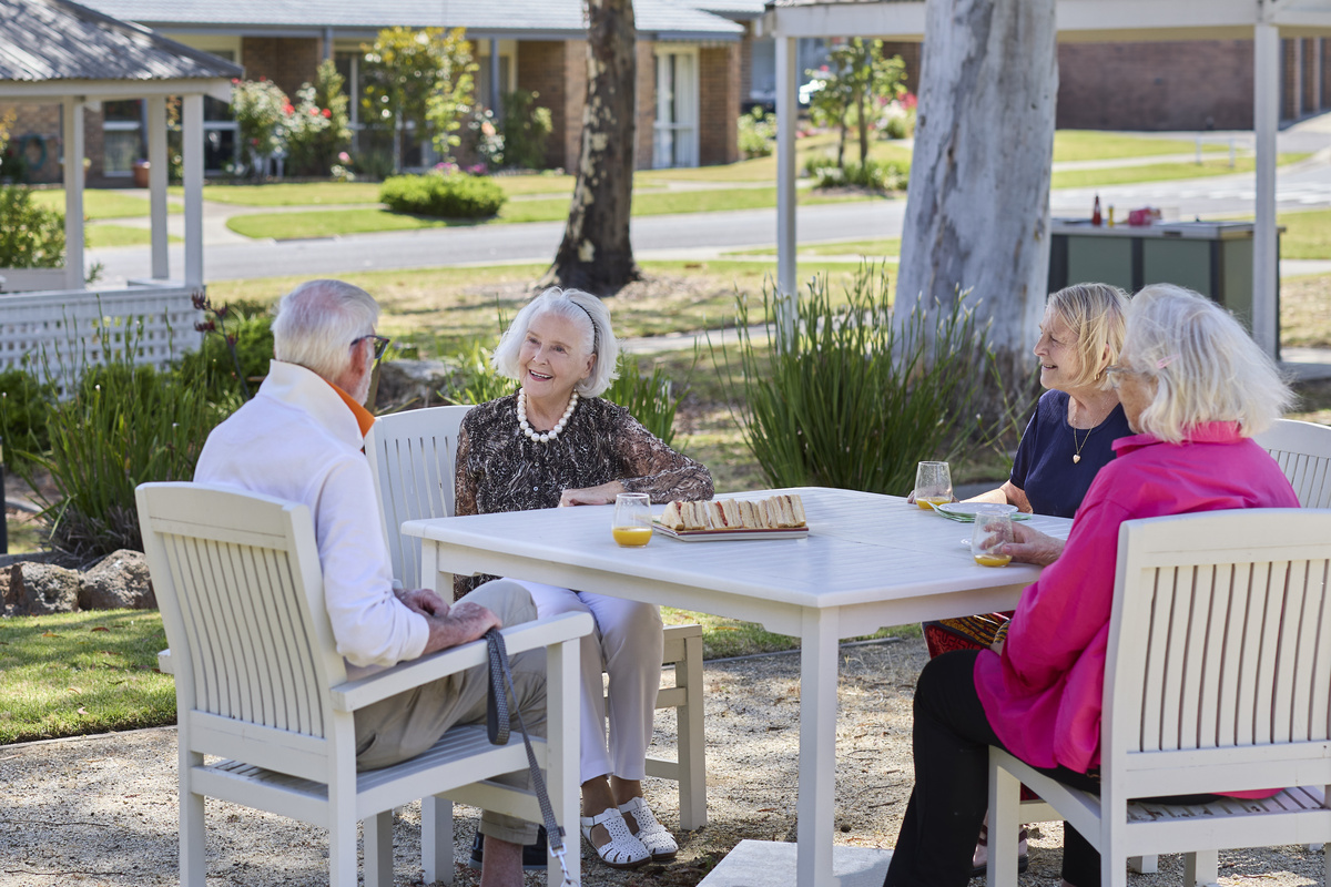 Koorootang Court Residents laughing together v3