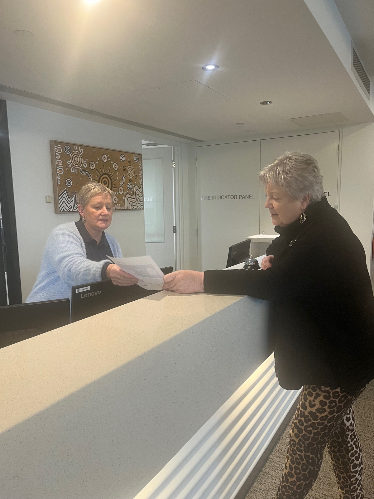 Jenny finds the staff amazing and they always check in to see how she is settling in the resort