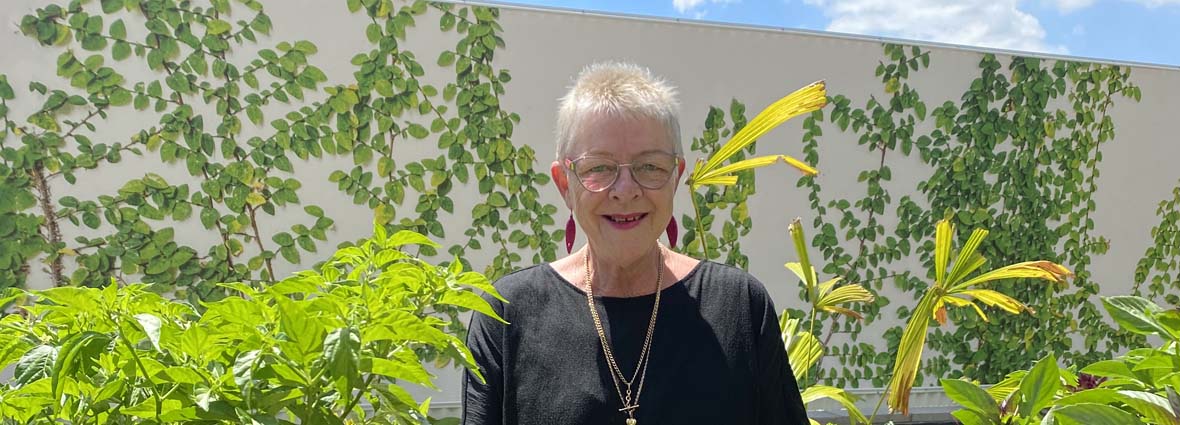 Jo spends time socialising and getting involved in many activities in the community