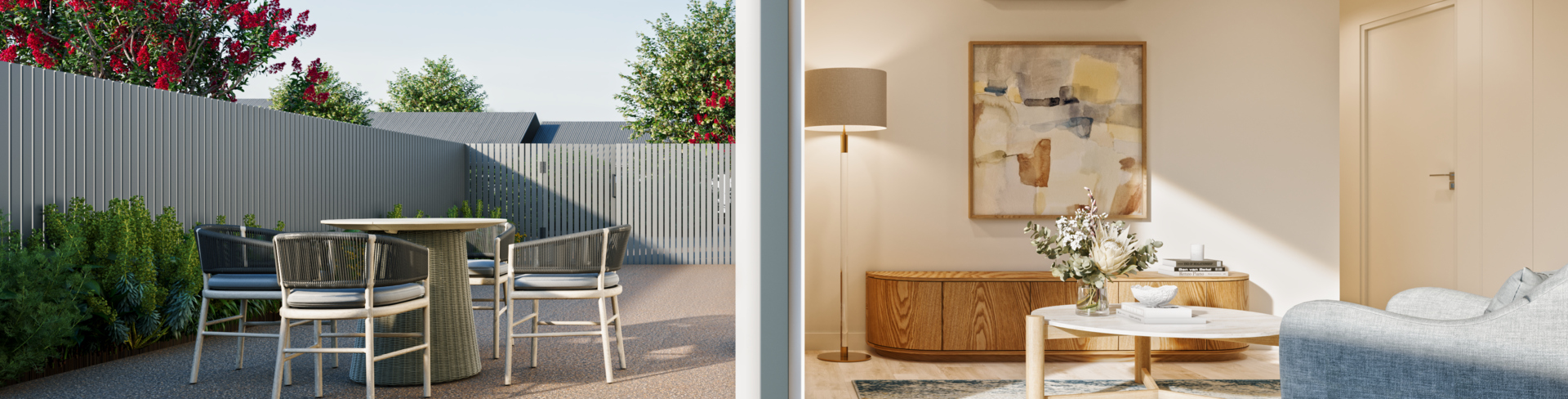 Forest Hills Apartment Living Area