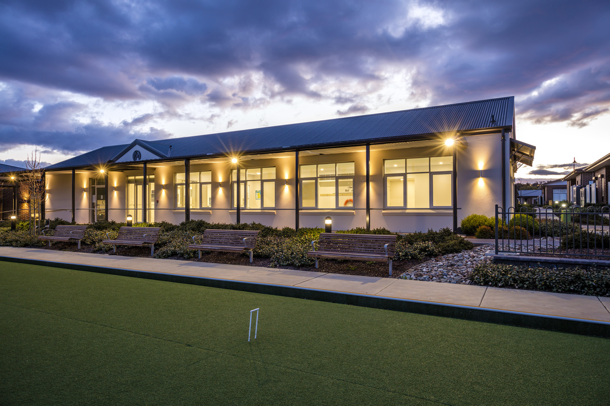 NWLV - The Grove  at Ngunnawal - Village Photography Outdoor Night Shot Close Up