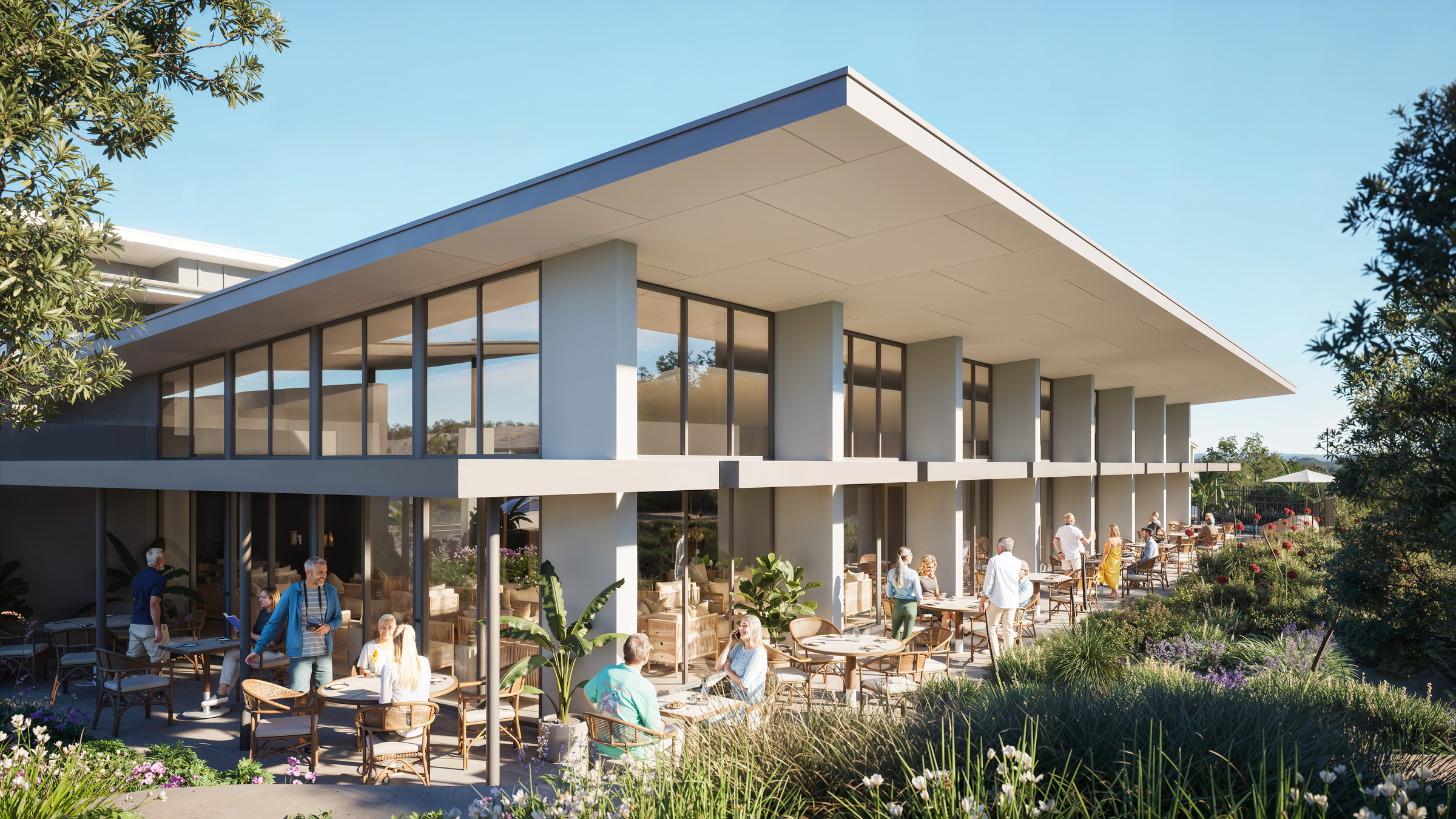 Sunrise Beach cafe exterior