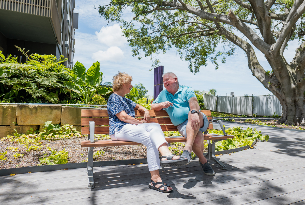resident couple who love living in Bernborough Ascot