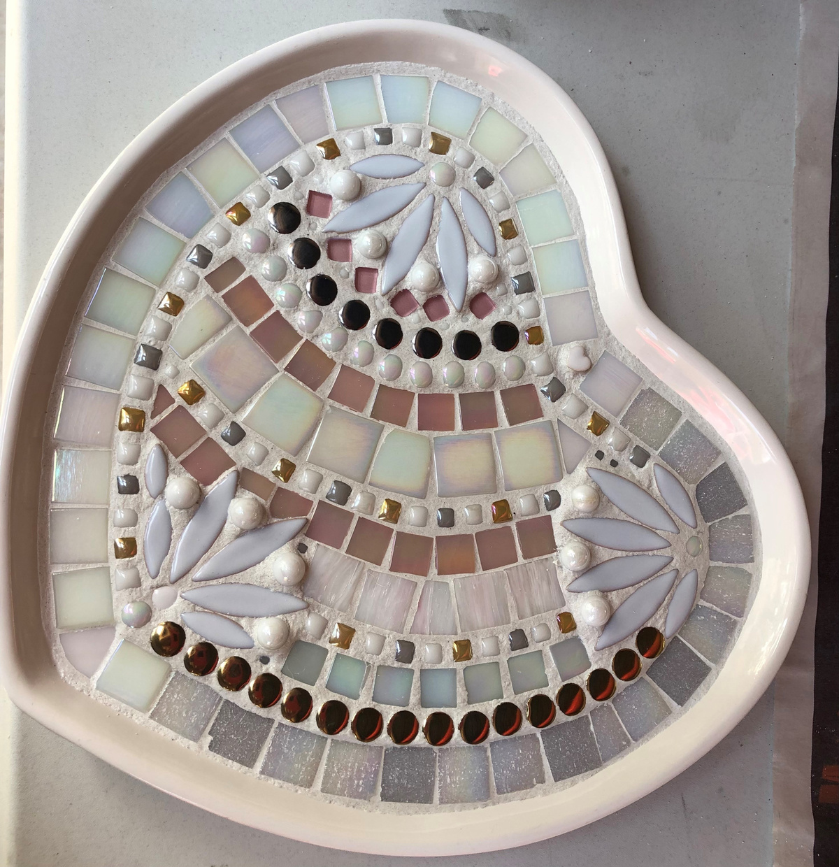 mosaic tray