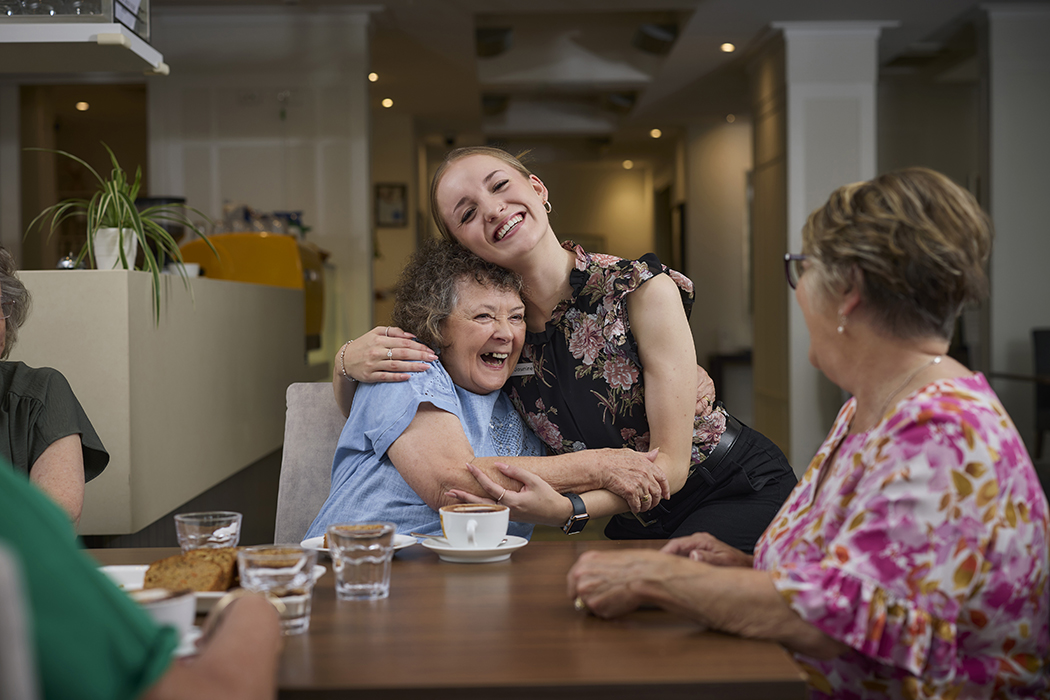 Intergenerational friendship at Waverly Country Club