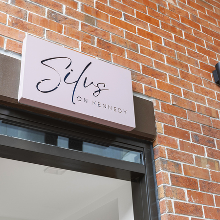 The signage of Silvs on Kennedy Cafe