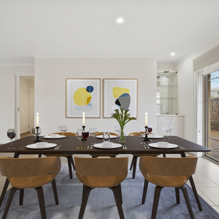 An image of a dining area in a retirement village.