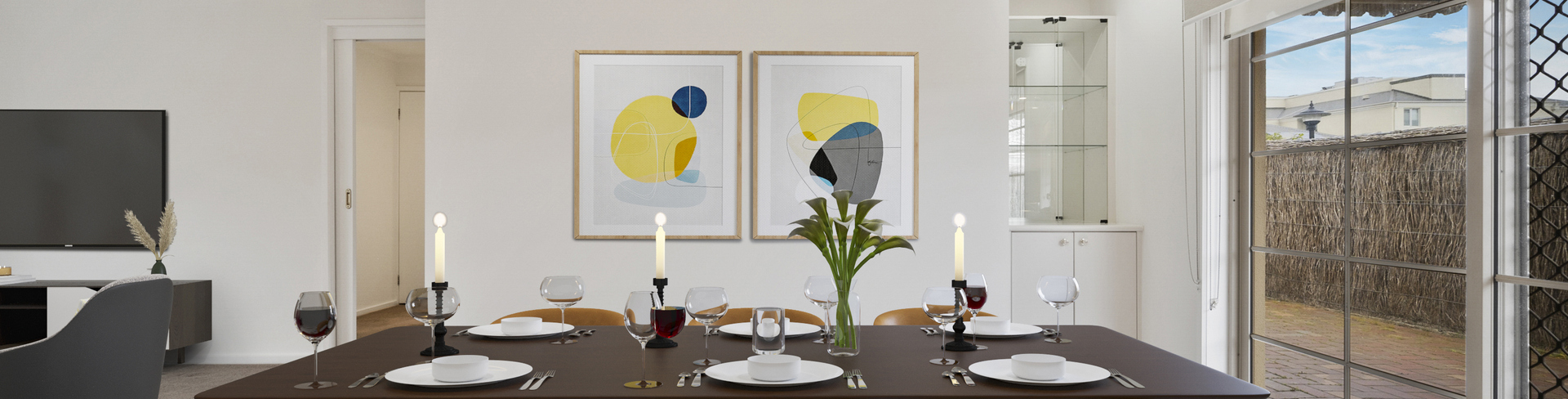 An image of a dining area in a retirement village.