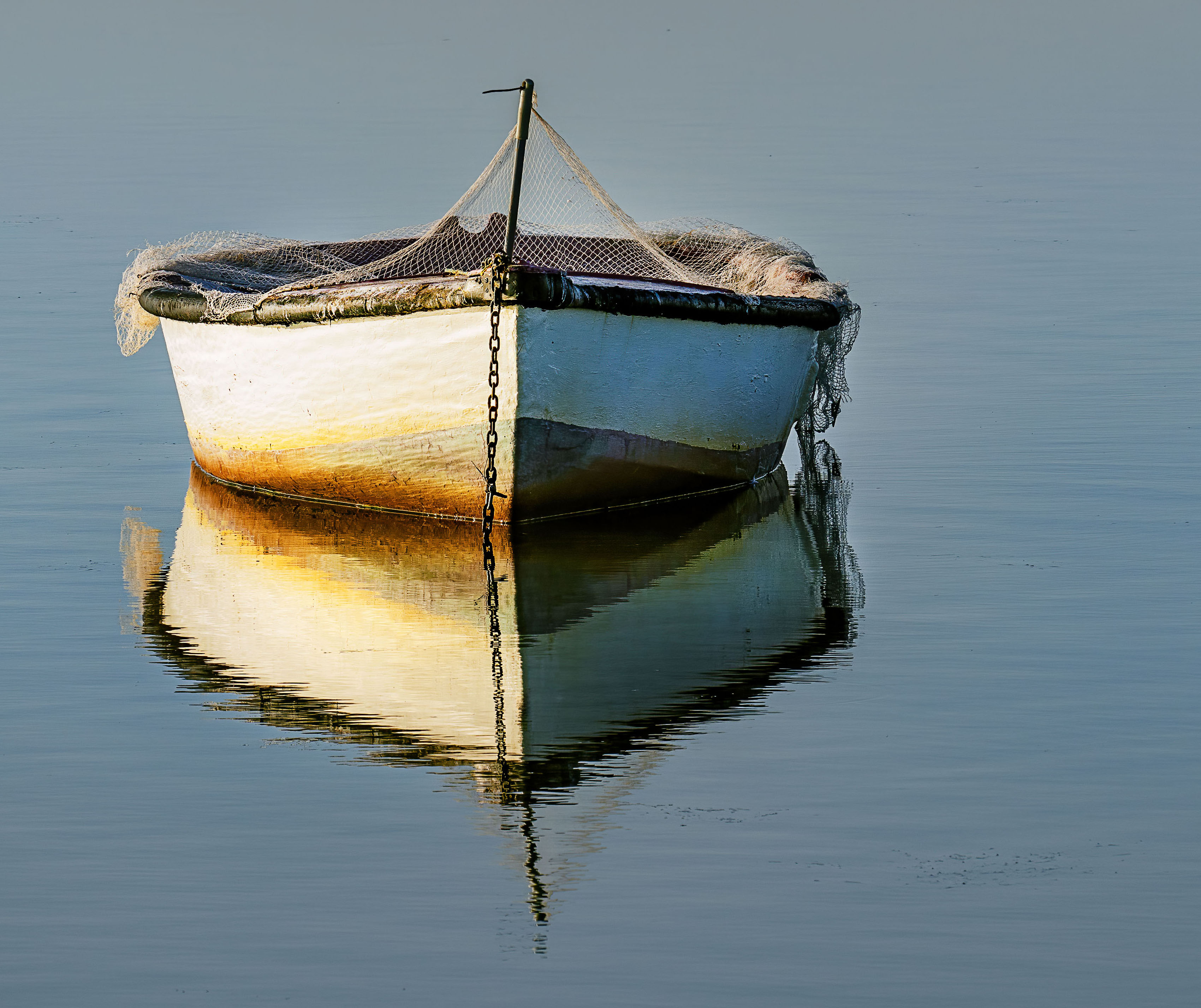 The image was taken from the Altona Coastal Park, a suburb of Melbourne on a calm autumn morning using an Olympus camera