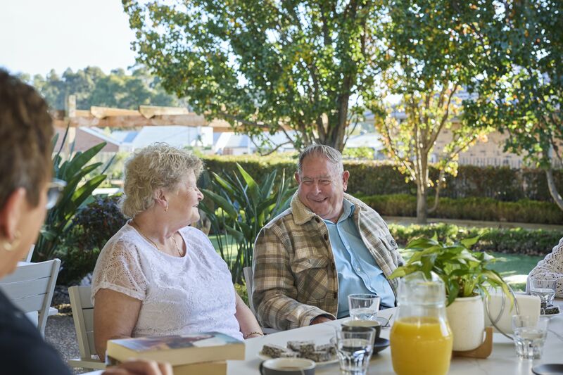 couple at Abervale retirement village