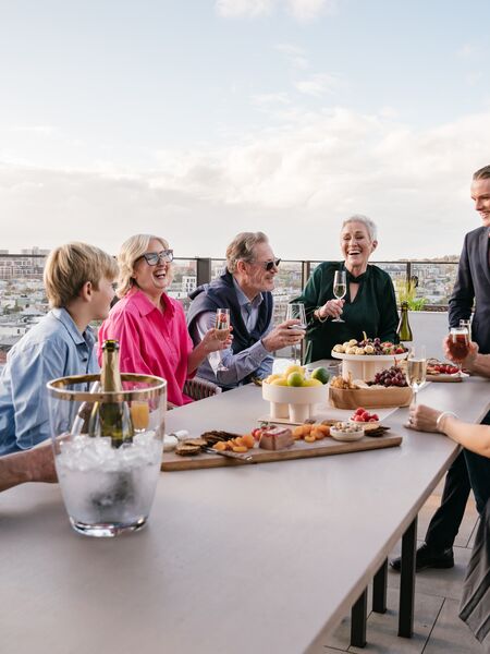 Melbourne luxury retirement living rooftop - Ardency Kennedy place