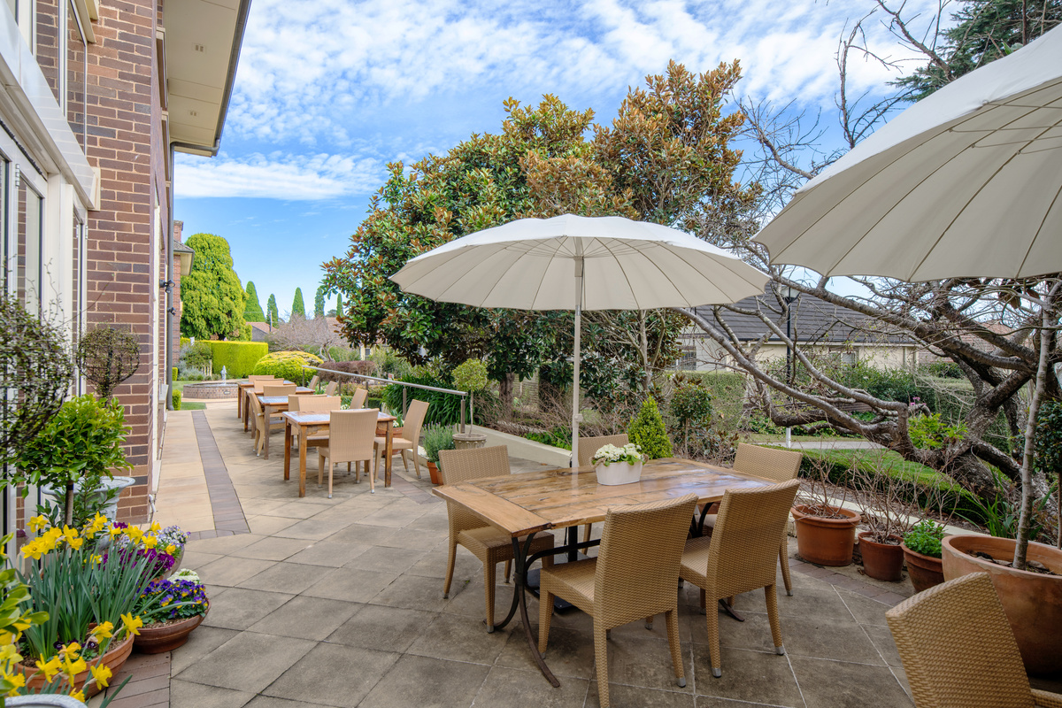 Annesley Bowral - Village Photography  Outdoor Patio Area