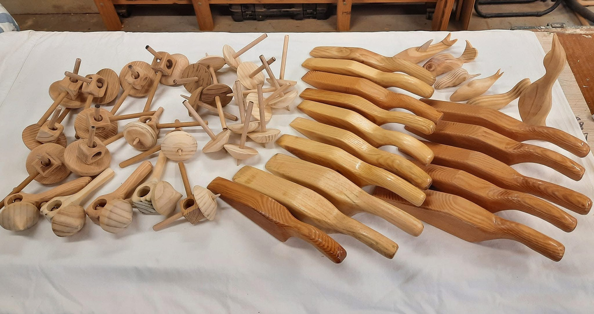 The Woodies design and build handmade wooden toys that are donated to local causes