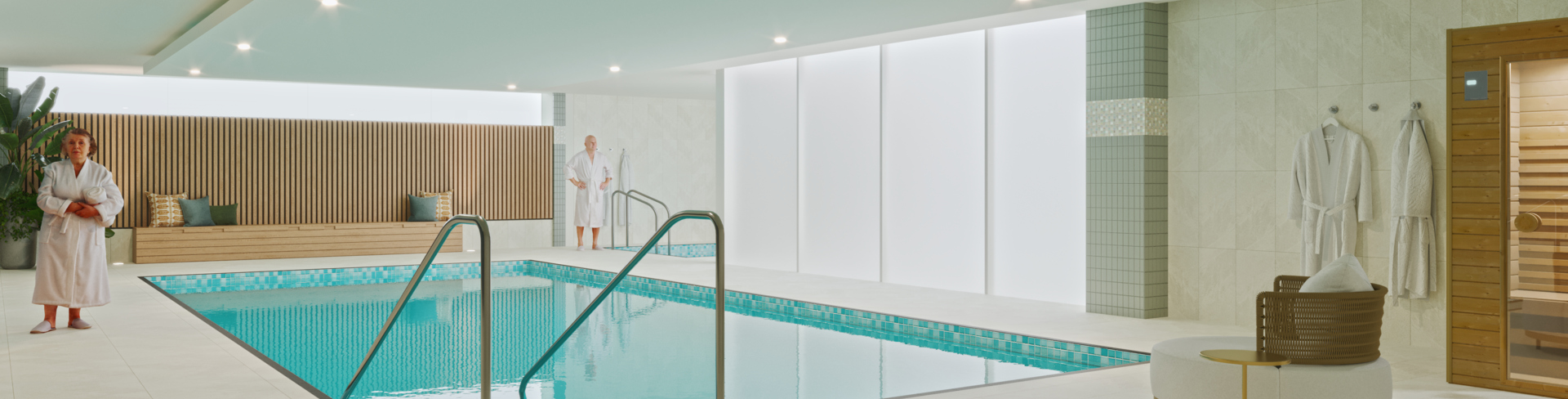 Artist impression of Menzies Malvern pool