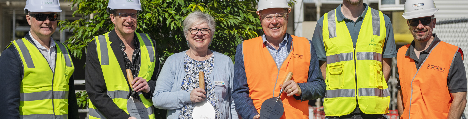 Topping out Kingfisher Grove