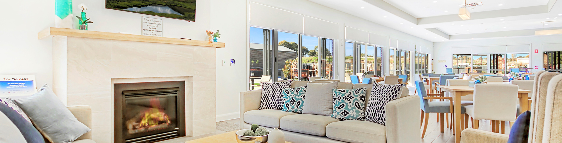 The Grove Village Community Lounge and Dining room