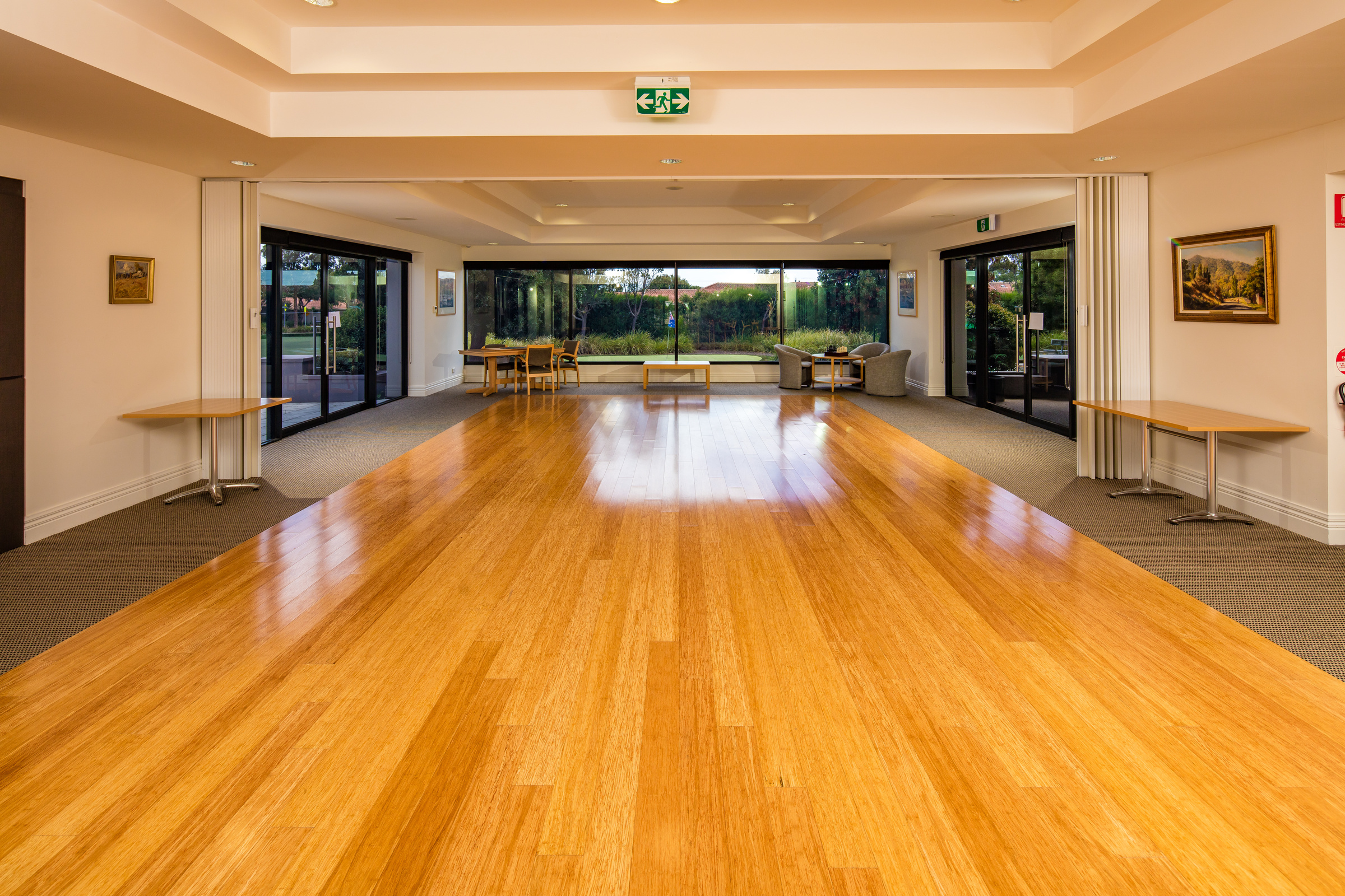 Windsor Park wooden dance floor
