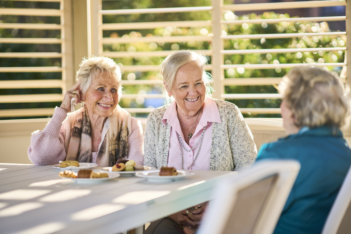 Glenaeon Village Lifestyle residents afternoon tea