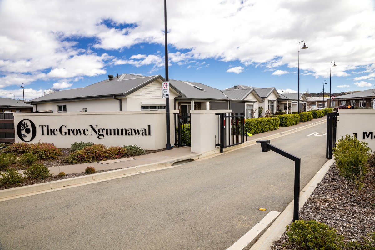 The Grove  at Ngunnawal Village Photography Street Entrance