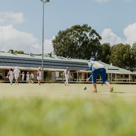 residents playing bowls outdoors 