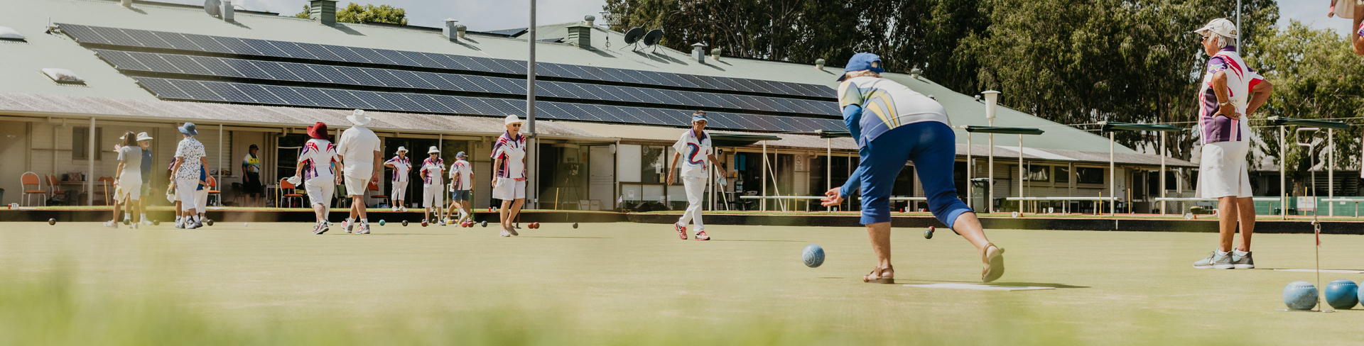 residents playing bowls outdoors 