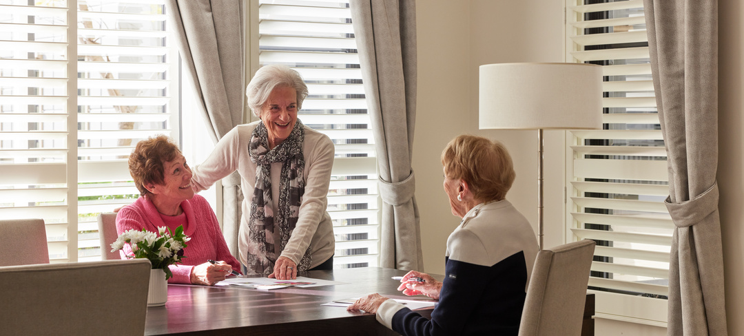 Menzies Malvern group of women socialising at table