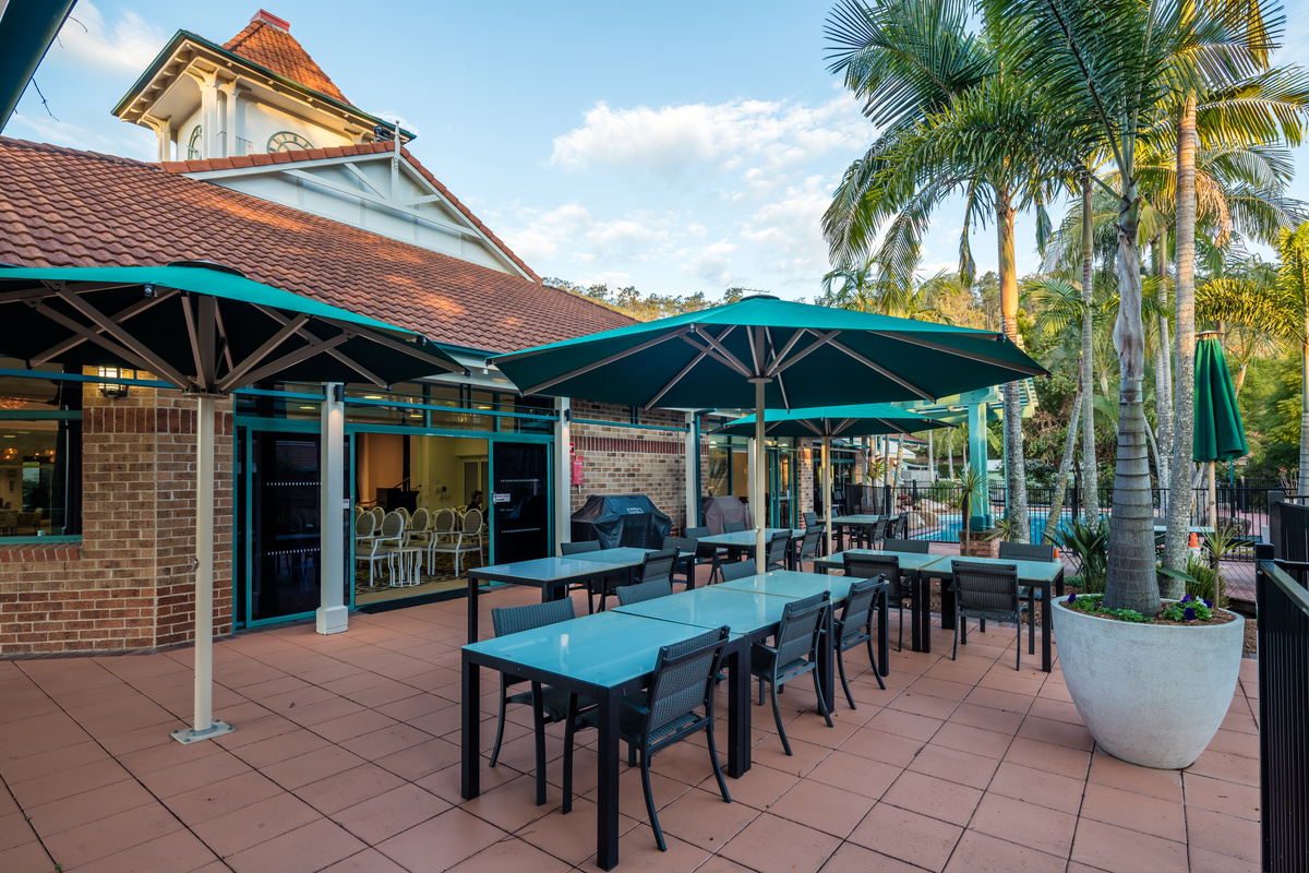 Keperra Santuary Village Photography Clubhouse Outdoor Patio Dining