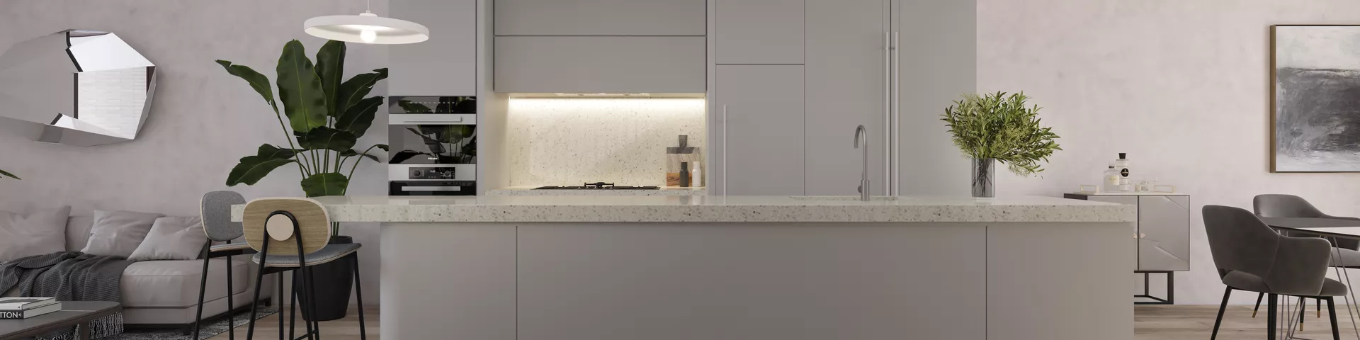 Gramercy Terraces Kennedy Ave contemporary kitchen