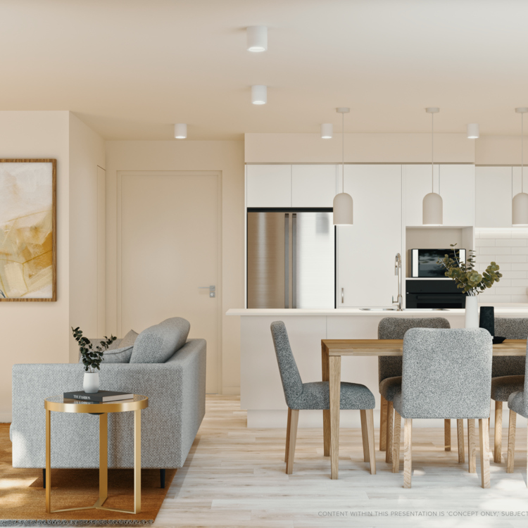 Forest Hills Apartment Living Area