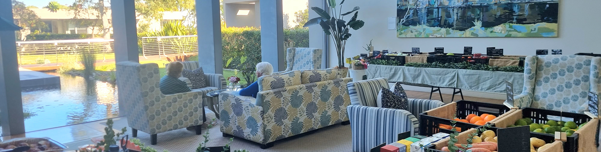 The fruit and flower pop-up stall at Trebartha by Ardency