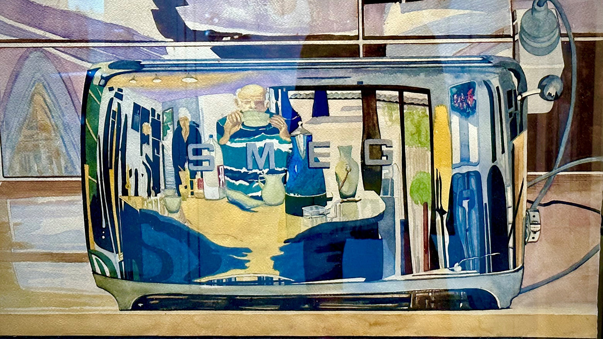 A painting of a SMEG toaster