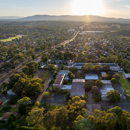 Vermont South new development aerial image