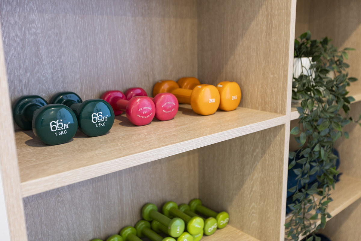 gym weights - Menzies Malvern new wellness hub now open