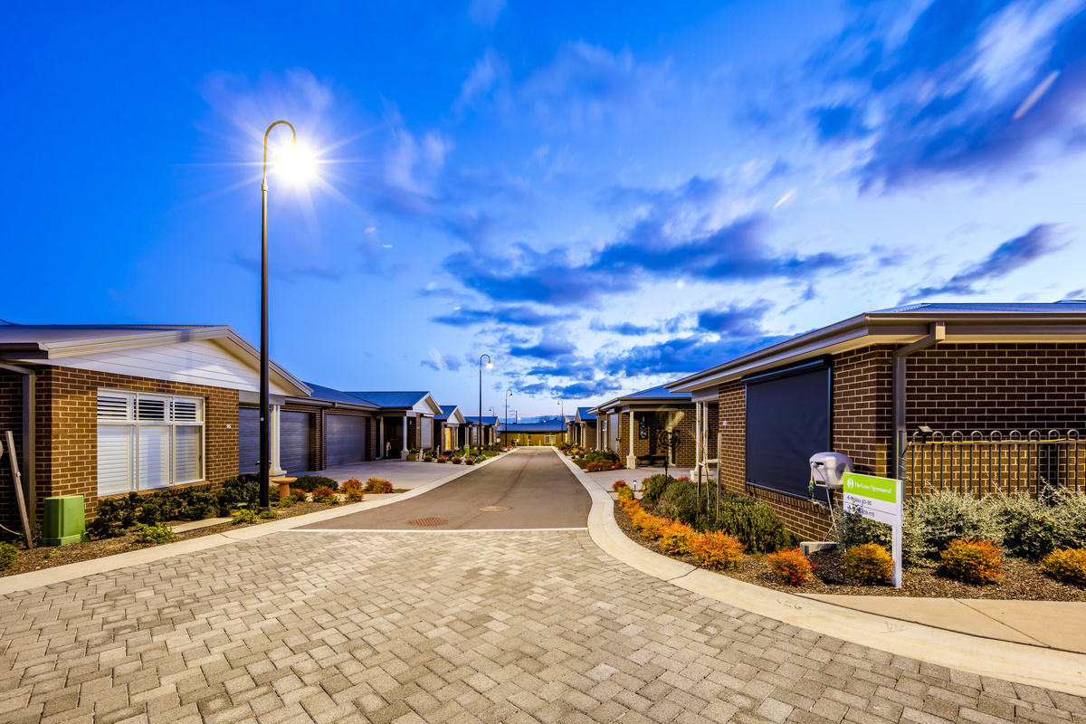 NWLV - The Grove  at Ngunnawal - Village Photography Outdoor Night Shot Street View 2