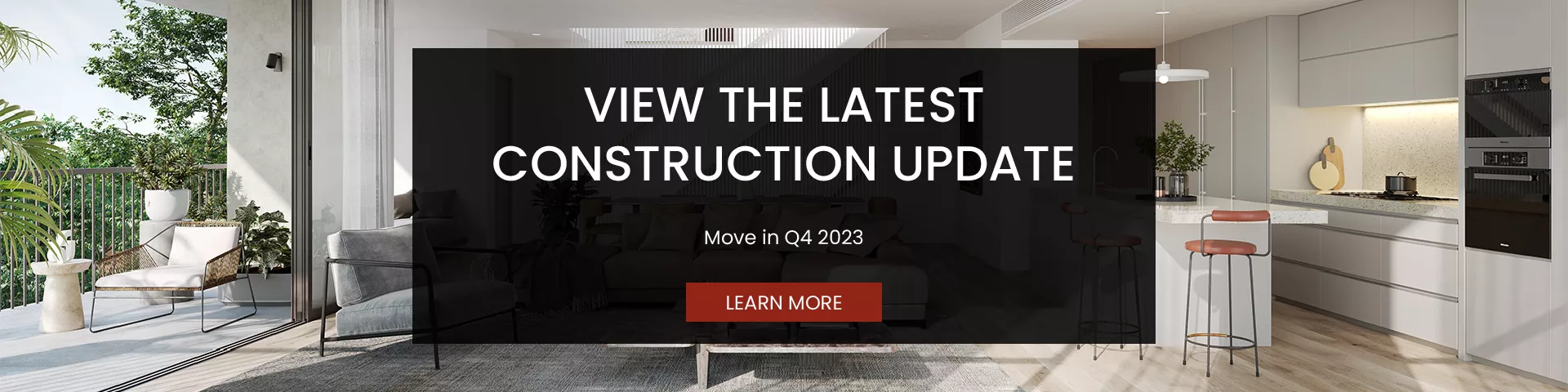 Gramercy Terraces click to read latest construction updates banner