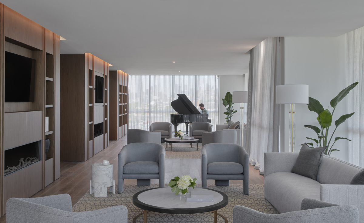 Interiors of the Kennedy Place Lounge