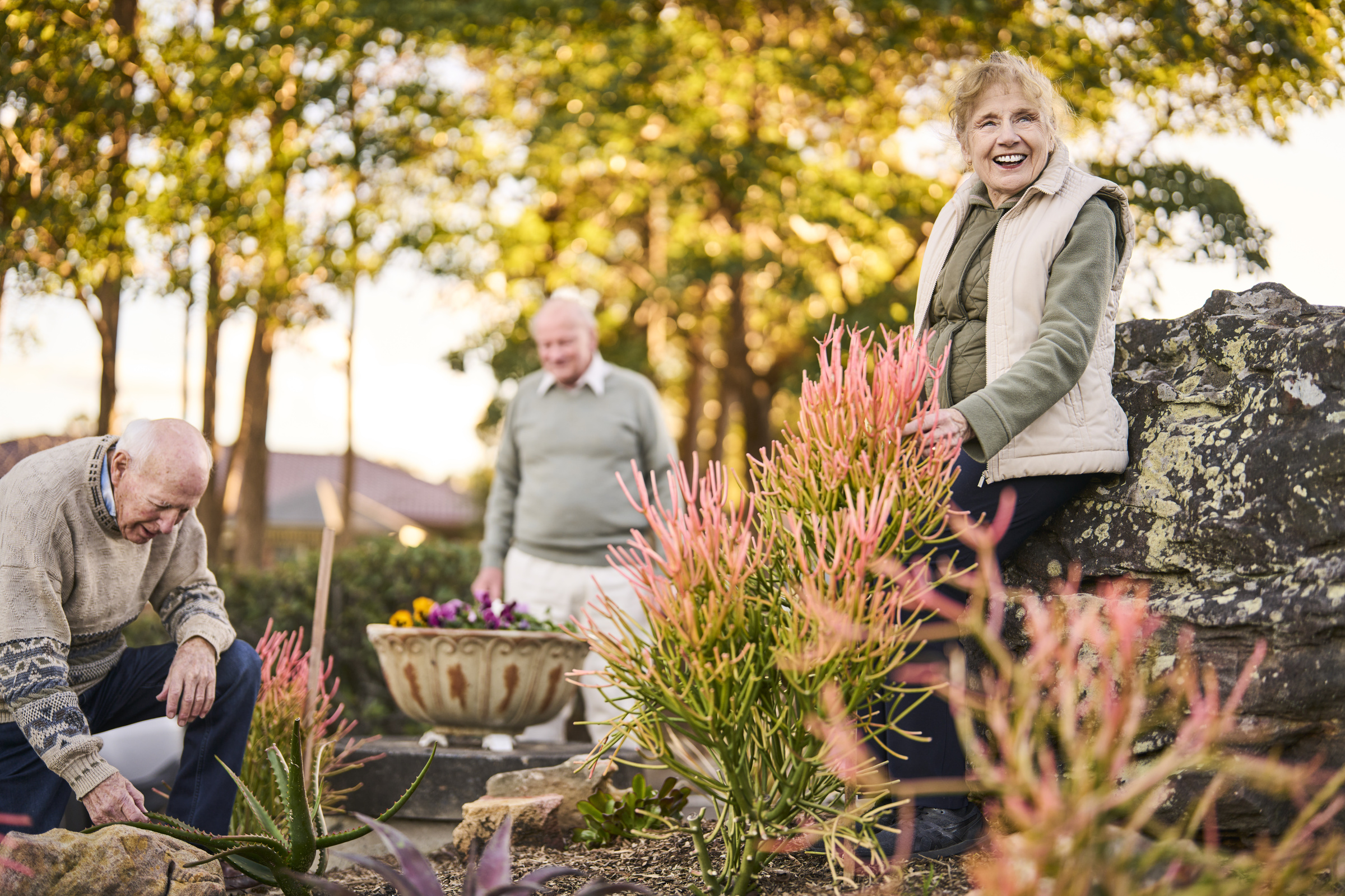 Glenaeon Village lifestyle residents gardening group