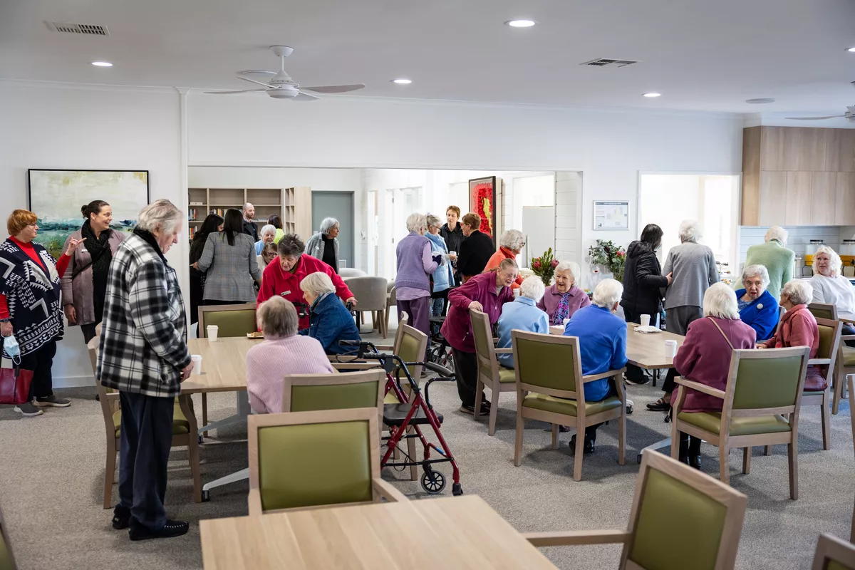 Forest Hills residents enjoying the brand new community centre