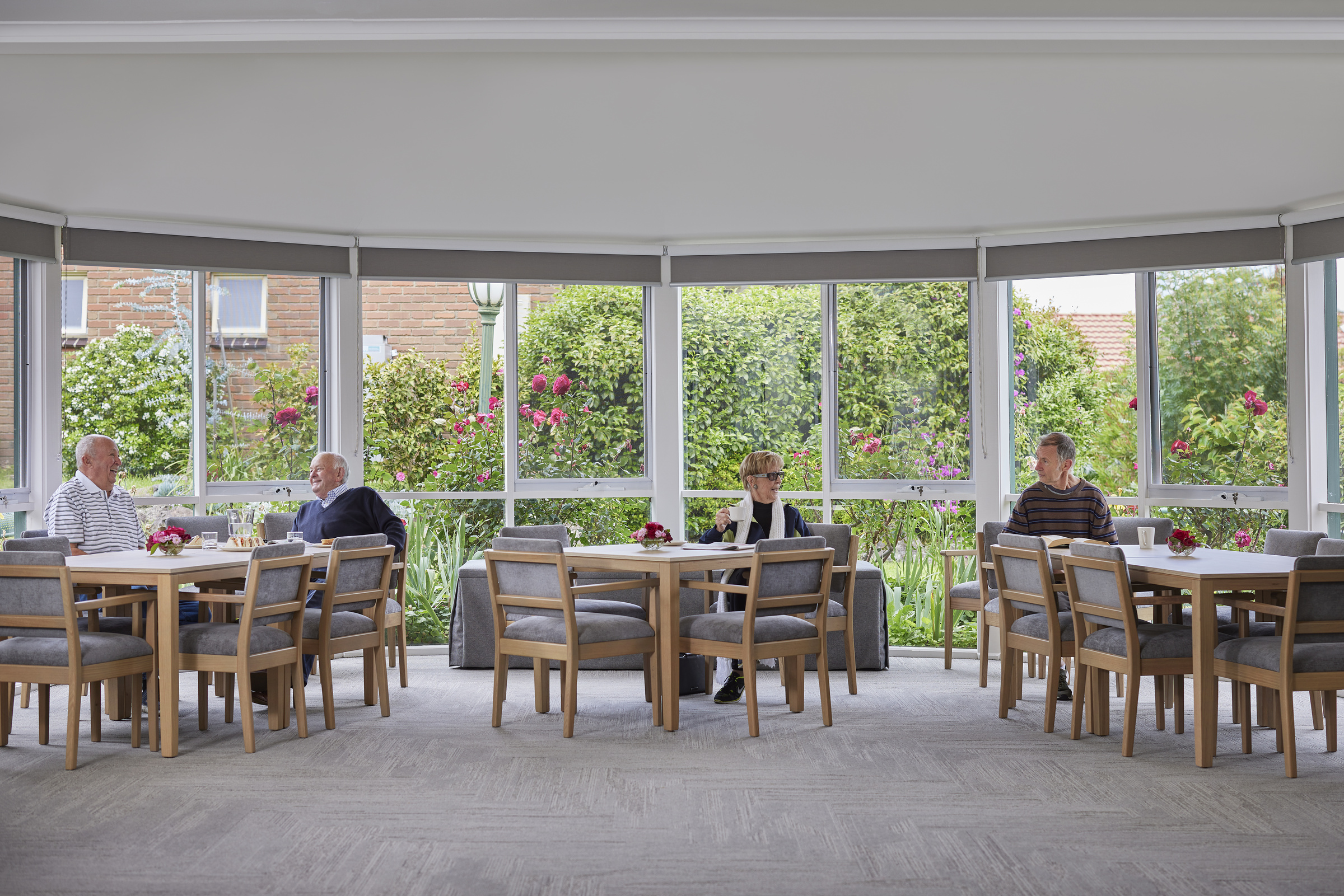 Viewbank Gardens residents enjoying the Community Centre V2