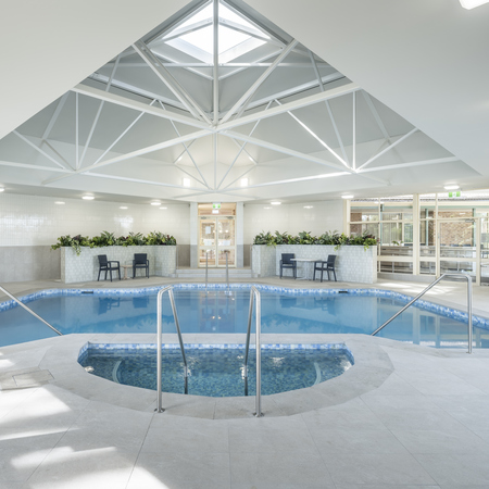 The brand new leisure centre at Lutanda Manor
